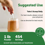 Micro Ingredients bulk herbal powder pouch with included measuring scoop