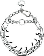 Dog Pinch Collar, Adjustable Quick Release Choke Training Collar, Stainless Steel Prong Collar for Large Medium Small Dogs - Image 1