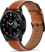 Tasikar 22mm Leather Bands Compatible with Samsung Galaxy Watch 3 45mm Band, Premium Genuine Leather Replacement Bracelet Strap Compatible with Galaxy Watch 46mm, 22mm, Dark Brown - Image 11