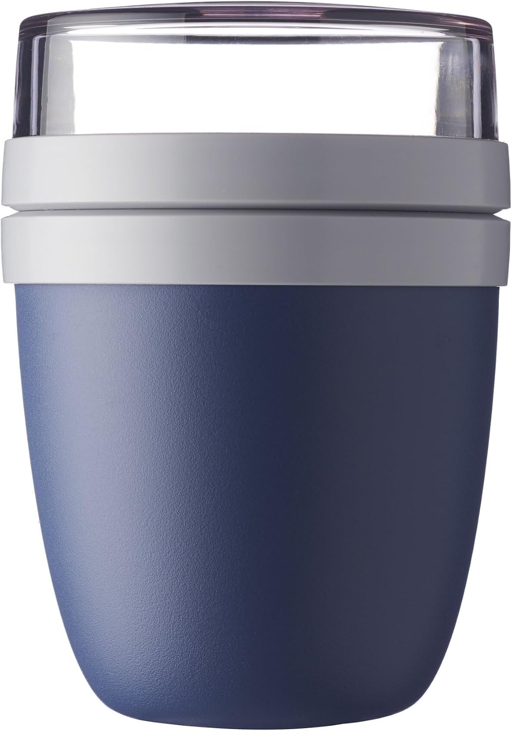 Mepal Overnight Oats jar - Practical Yoghurt Cup & Muesli Cup - Separate Compartments for Yoghurt & Muesli - Suitable for Freezer, Microwave & Dishwasher - 500 ml + 200 ml - Nordic Blue - Image 12