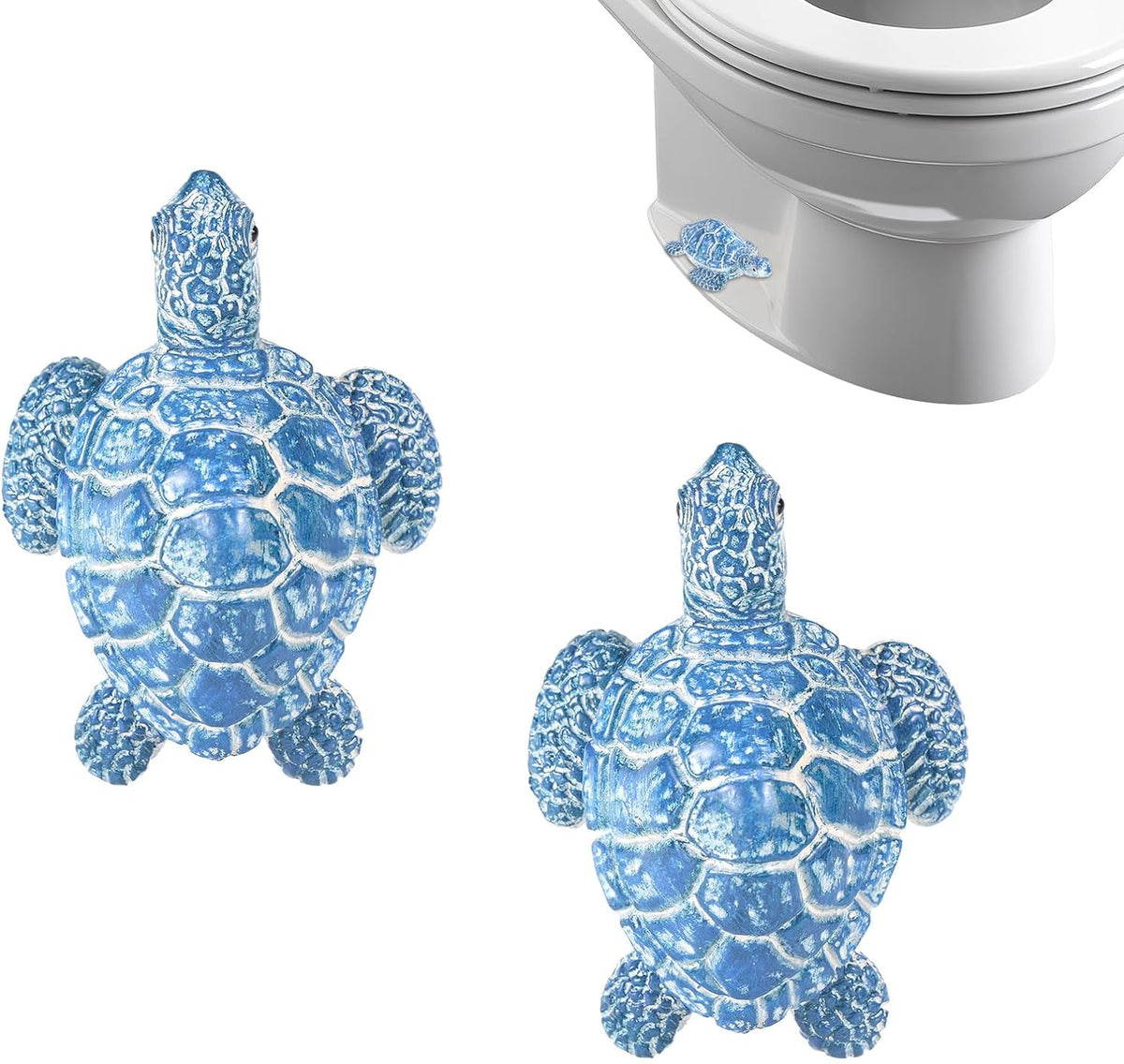 2pcs Ceramic Toilet Bolt Covers, Frog Toilet Bolt Covers Toilet Bolt Caps Toilet Bolt Covers Decorative for Bathroom Decor, Easy to Install - Image 13