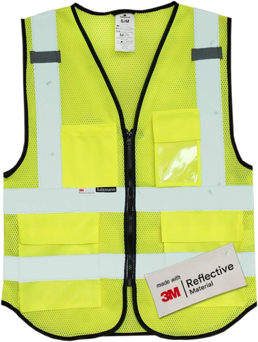 Salzmann mesh safety vest front view