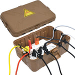Hrensaw Large Outdoor Electrical Box(12.5x8.5x5inch),IP54 Waterproof Outdoor Outlet Covers,Weatherproof Extension Cord Covers Protect Outlet,Plug,Timer,Power Strip,Holiday Light,Grey - Image 10