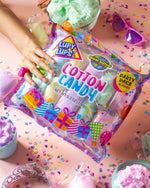 Assorted flavors and colors of Lupy Lups cotton candy