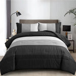 Wongs Bedding 3 piece bedding set styled on bed