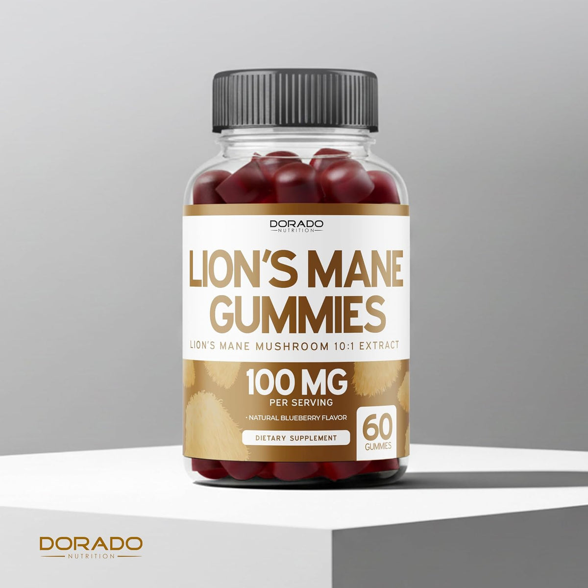 Premium Lion's Mane extract gummies for focus