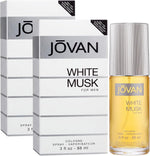 Jovan Musk for men fragrance bottle next to box