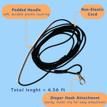 Homedy Crafts bird harness and leash set with spacious tail hole cutout design
