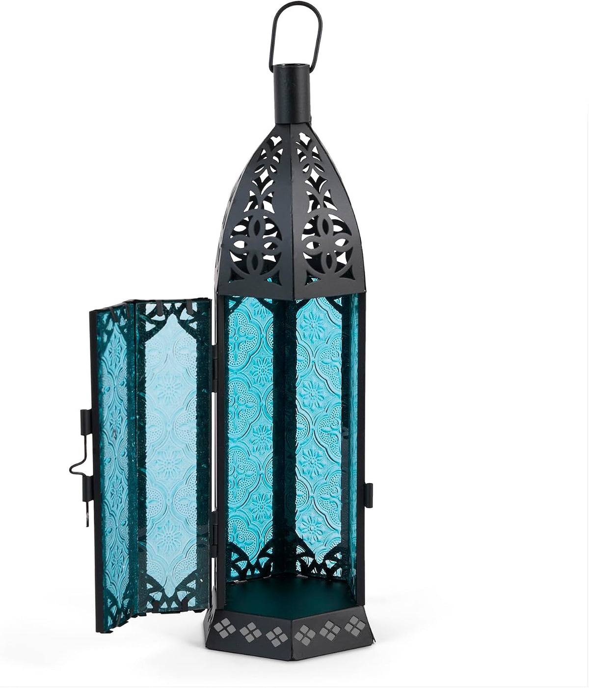Zingz & Thingz decorative candle lantern angled perspective view