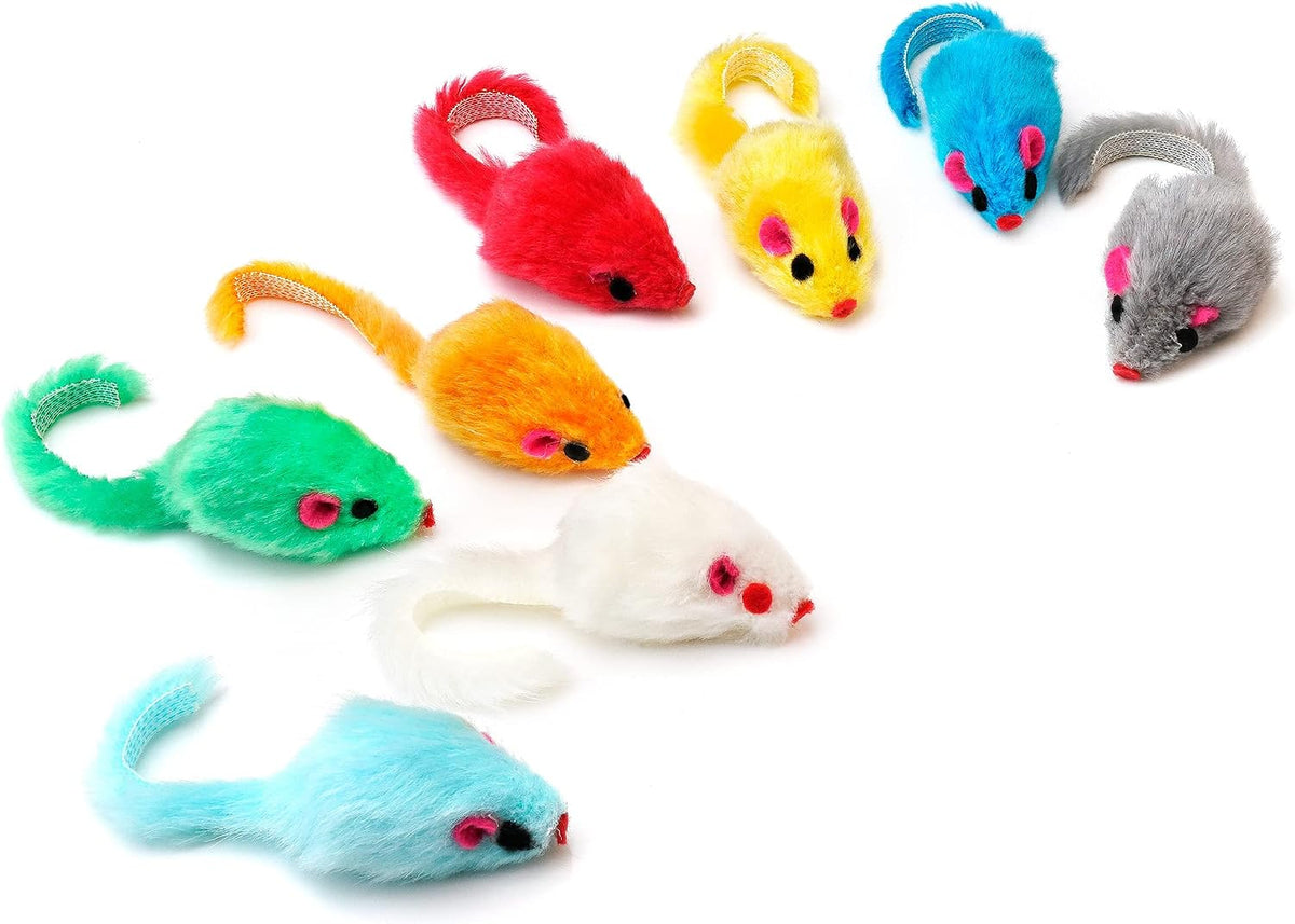 Durable plastic body internal rattle beads design for feline auditory engagement