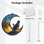 Close up of the waterproof pen being used to customize the cat bereavement keepsake