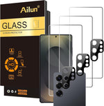 Ailun Screen Protector + Camera Lens Protector for Galaxy S23, 3+3 Pack | 6.1 Inch, Tempered Glass, Fingerprint Unlock Compatible, 0.25mm, Ultra Clear, Anti-Scratch, Case Friendly - Image 9