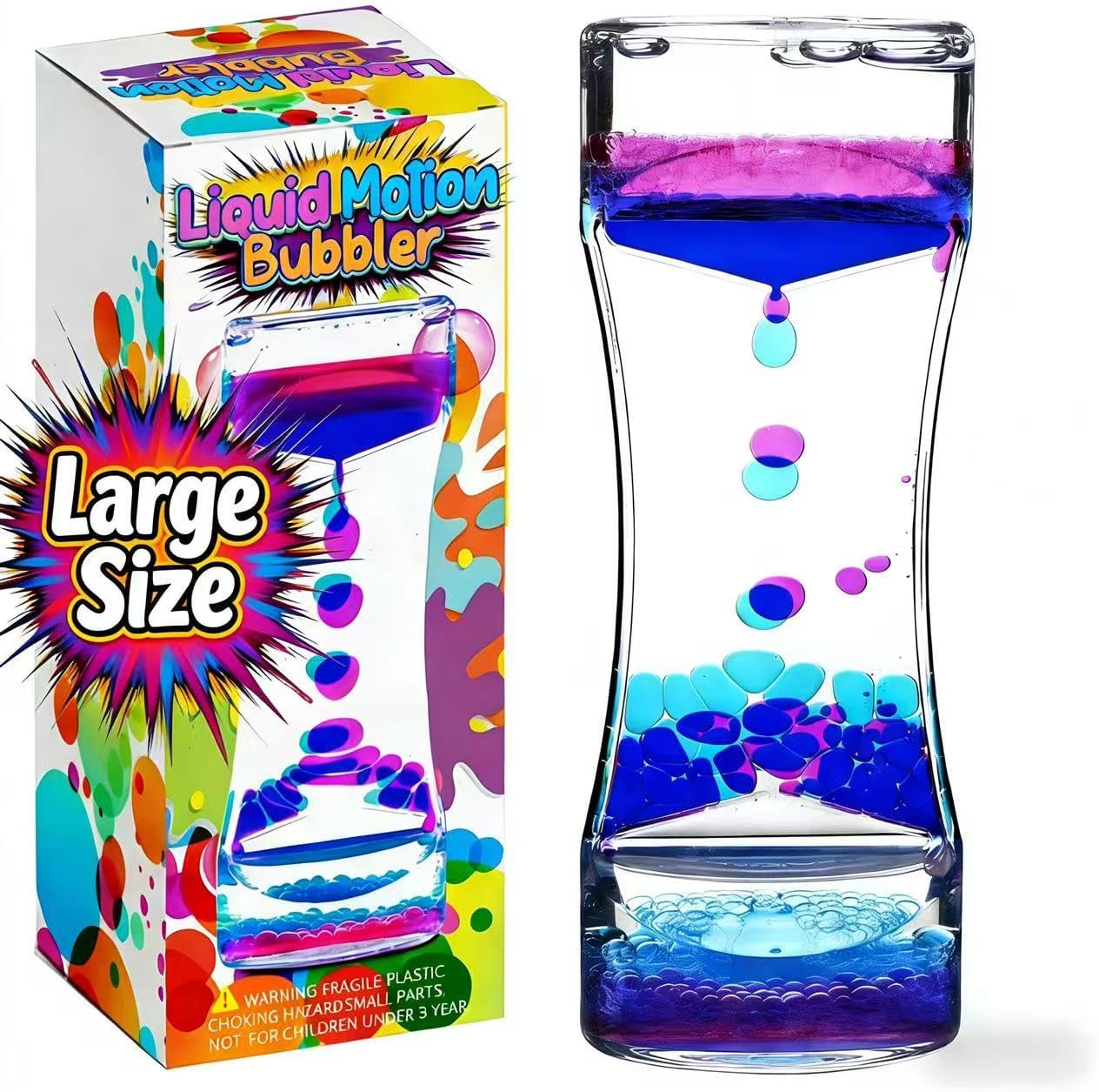Yue Motion liquid motion bubbler front view on office desk