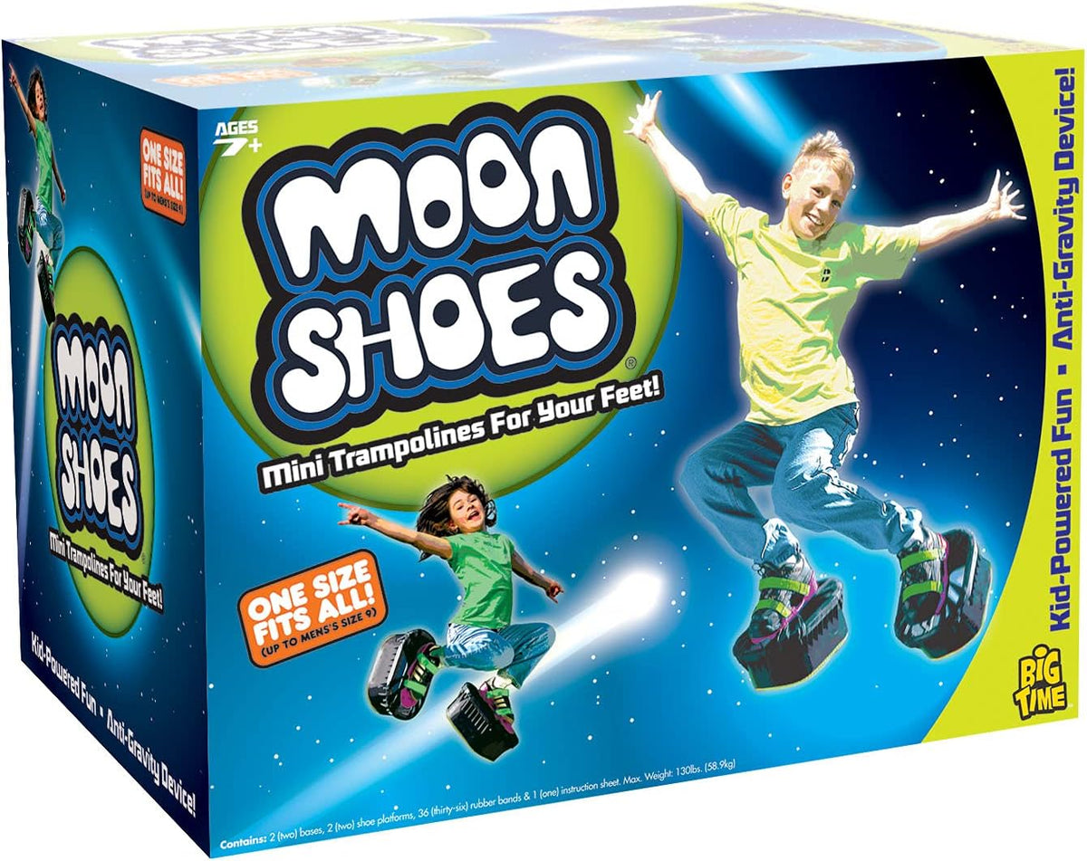 Moon Shoes Bouncy Shoes, Mini Trampolines for Your Feet, One Size, New and Improved, Bounce Your Way to Fun, Very Durable, No Tool Assembly, Athletic Development, max Weight 130 lbs. - Image 3
