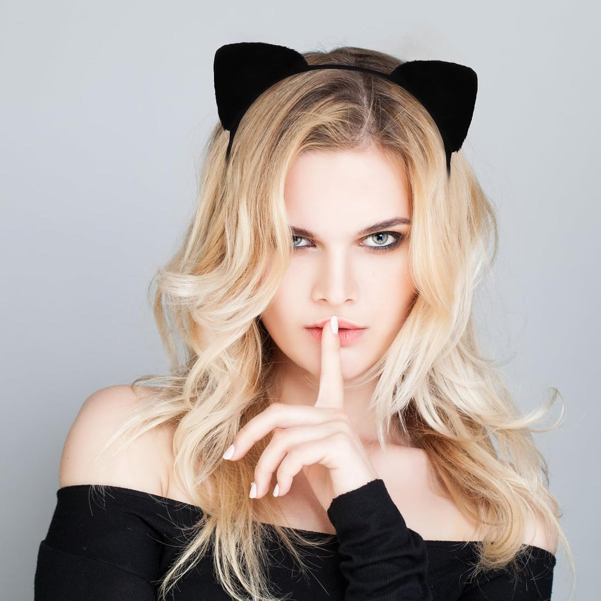ACO-UINT cute cat hairband worn for costume and party styling