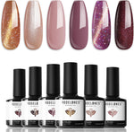 Modelones fall gel nail polish set front view in box