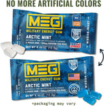 Military Energy Gum Arctic Mint flavor performance supplement packaging