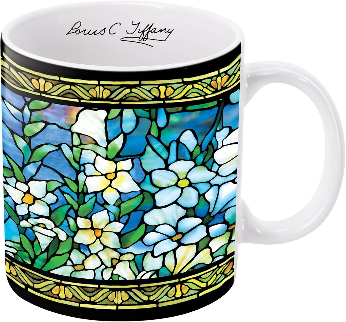RainCaper van Gogh Large Ceramic Fine Art Coffee and Tea Mug for Home and Office, 14 Oz Dishwasher and Microwave Safe Cafe Terrace - Image 12