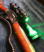 Single 1 Mode Zoomable LED 150 Yard Green Light Flashlight Torch for Fishing Hunting Detector - Image 5