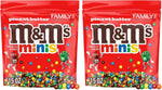 M&M'S MINIS Peanut Butter Milk Chocolate Summer Candy Bulk Summer Snacks, Family Size, 15 Oz Resealable Bag - Image 10