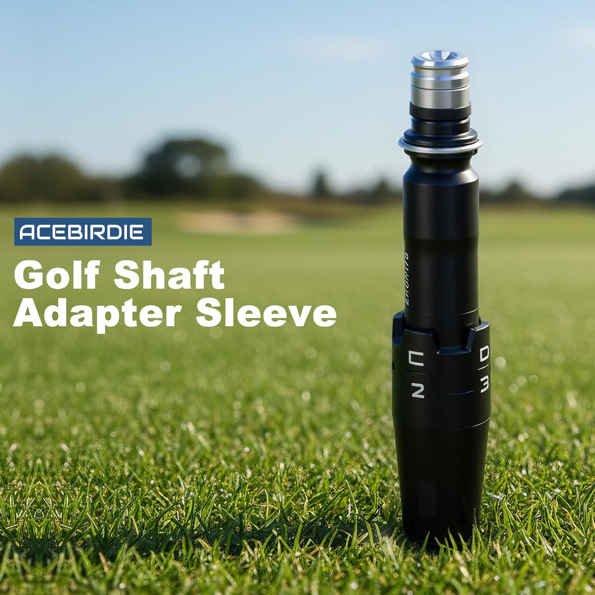 Acebirdie golf club shaft adapter top view