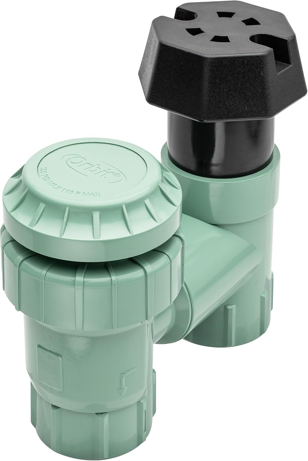 Orbit 51022P anti-siphon manual sprinkler valve front view