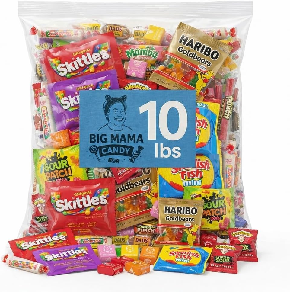 Big Mama Candy Mix Variety Pack front view of 3 pound bulk bag