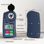 GOYOJO brix meter battery compartment view