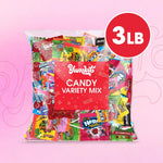 Yumkit bulk sweets bag poured out showing colorful party candies