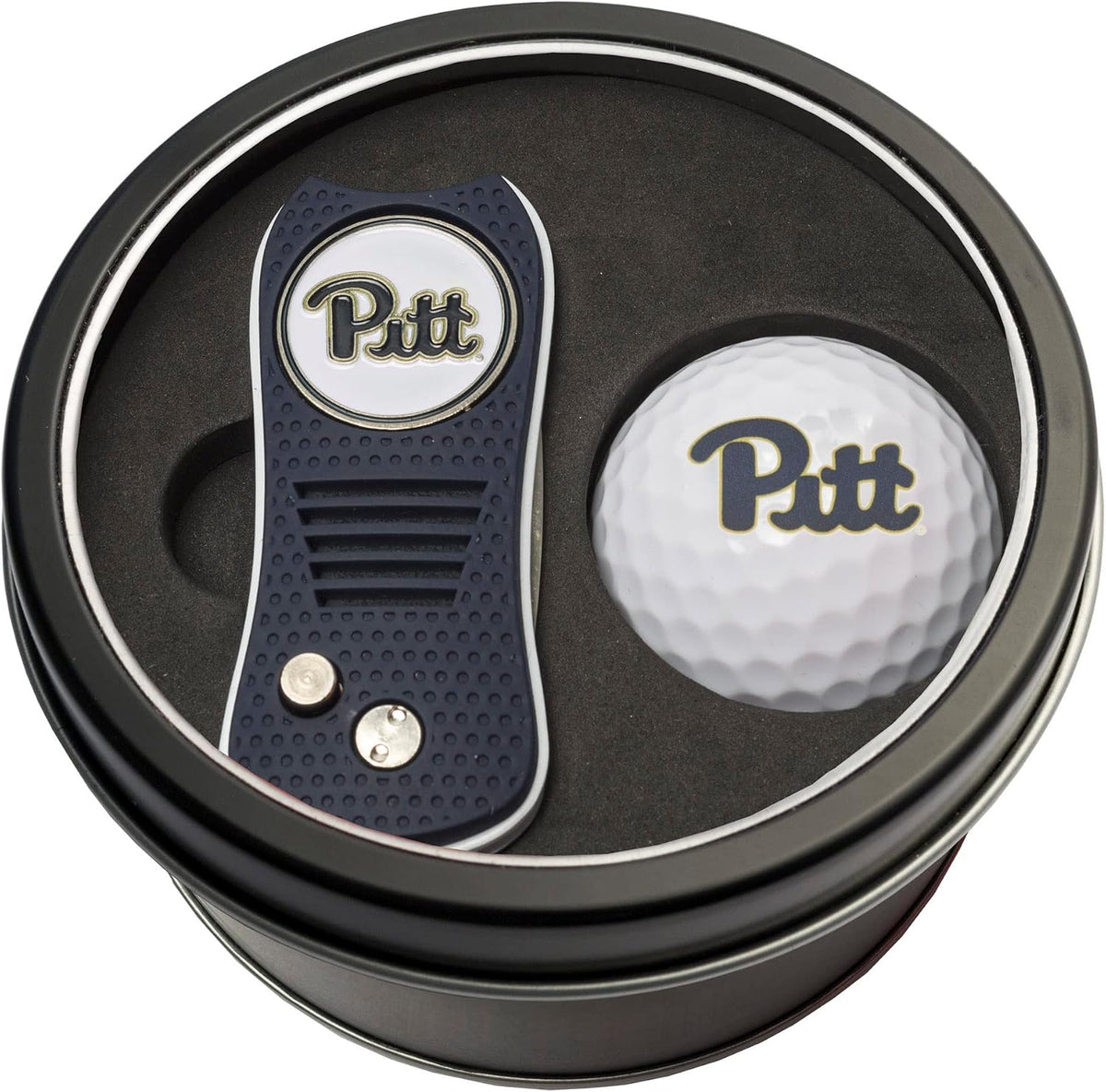 Double-sided magnetic ball marker closeup
