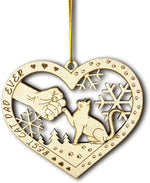 Crazytops black cat Christmas tree ornament packaged view