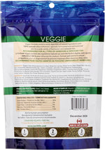 Northfin Veggie Formula 250g bag ingredient list label