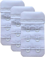 Women Pack of 3 Soft Comfortable 2 Hooks Bra Extender,2.4"x 1.5" - Image 13