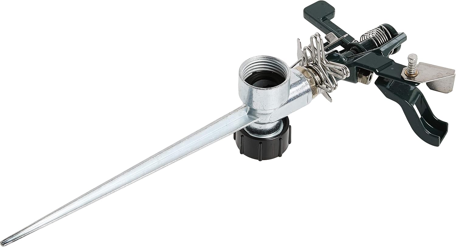 Orbit zinc impact sprinkler on zinc spike front view