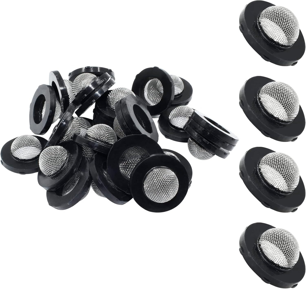Complete set of twenty pieces garden hose filter washers
