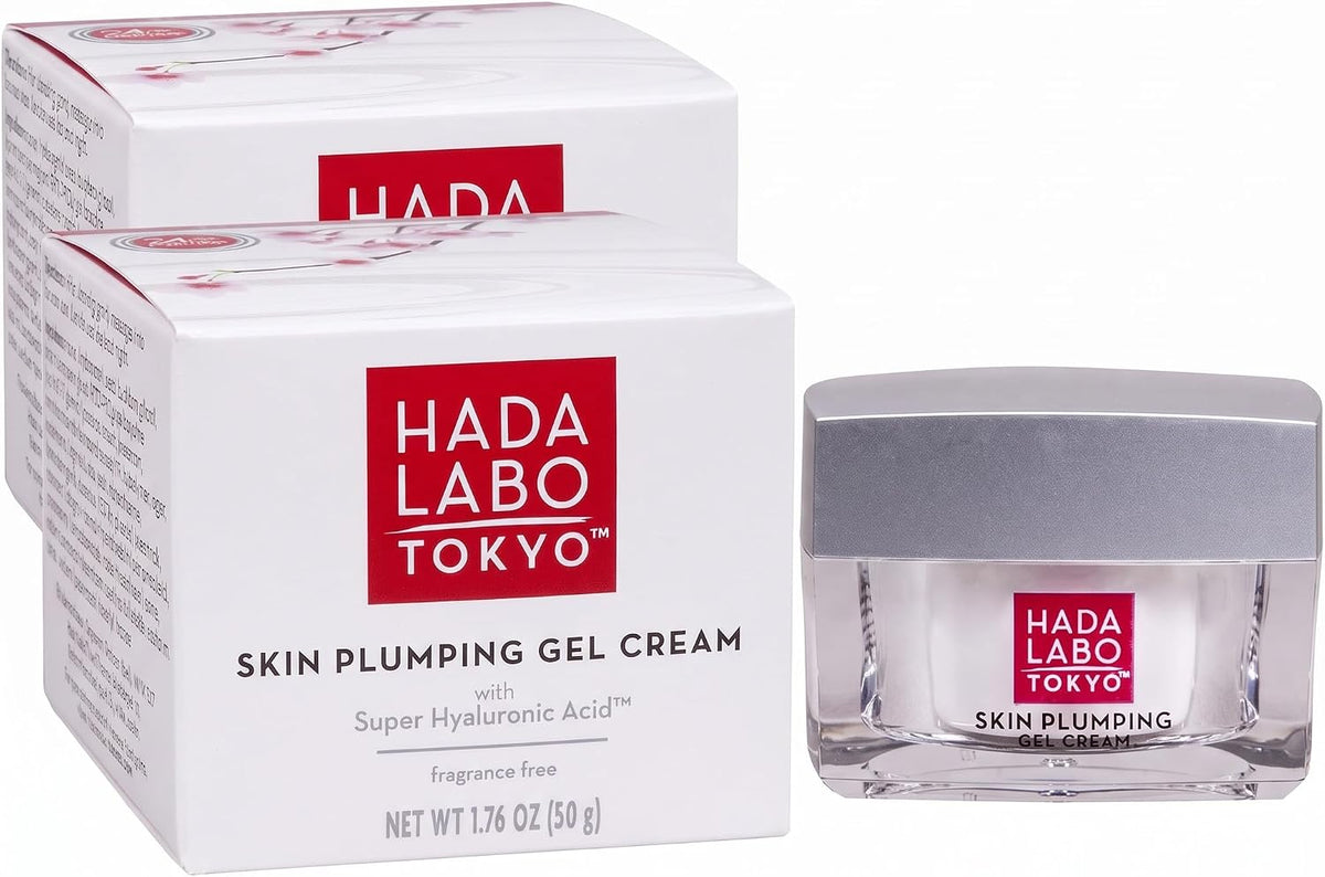 Hada Labo Tokyo Plumping Gel Cream, Facial Moisturizer, Clinically Proven to Provide 24-Hour Moisture in One Use, Super HyaluronicAcid, Ceramides, Collagen, No Parabens, Dyes or Fragrance, 1.76 oz - Image 11