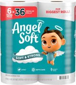 Angel Soft Toilet Paper, 8 Mega Rolls = 32 Regular Rolls, Soft and Strong Toilet Tissue - Image 14