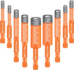 JOERIC diamond drill bits set front view showing orange finish