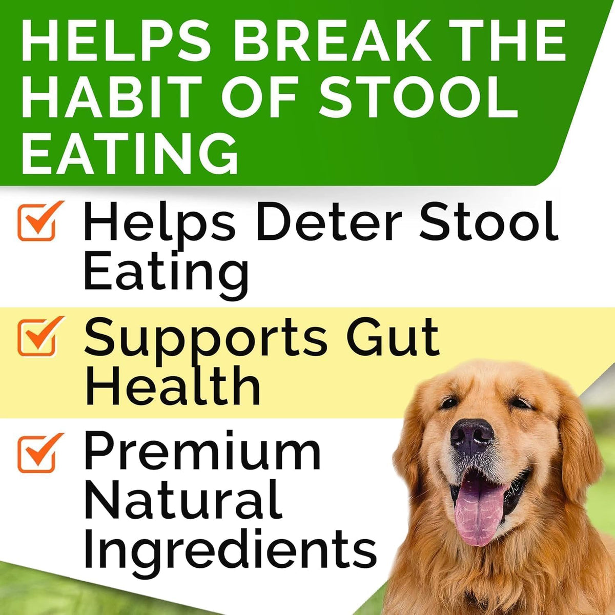 StrellaLab coprophagia deterrent soft chews container