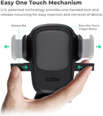 iOttie Easy One Touch 5 car phone stand side profile with extended arm