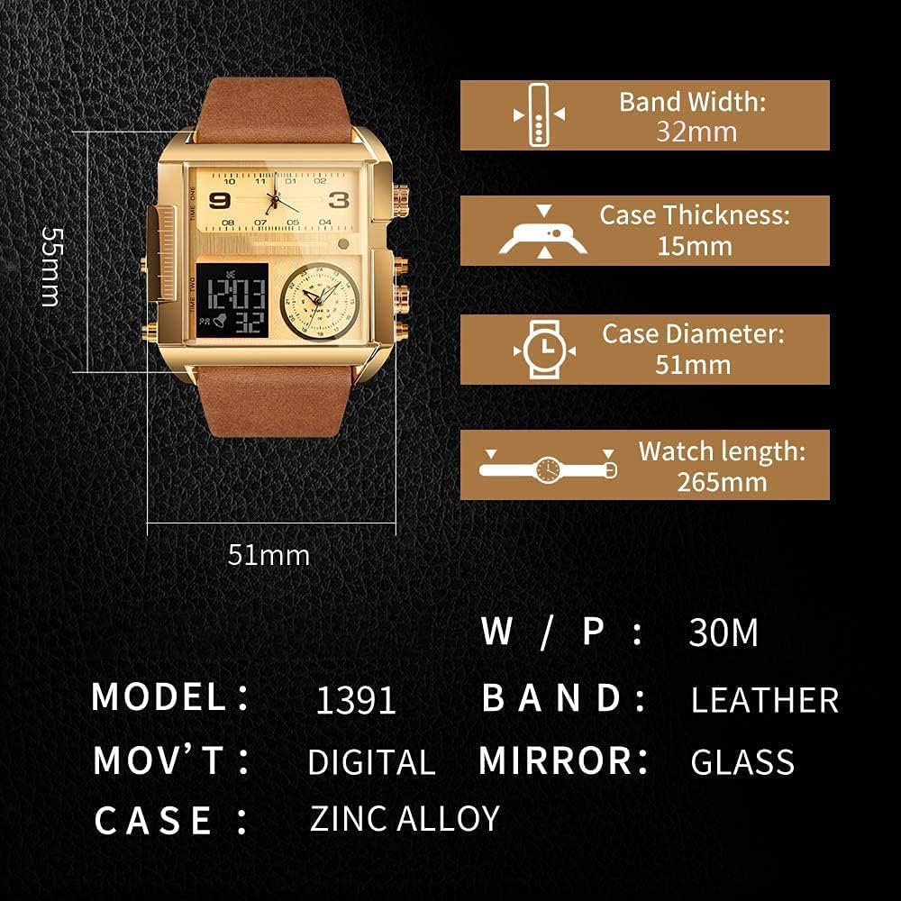 Gosasa outdoor sport watch illuminated backlight view