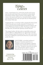 June Toher Tying the Leaves paperback book spine and back cover details.