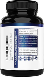 Dorado Nutrition NAD 500mg capsules ingredient label