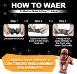 Adjustable straps on Prohear dog earmuffs