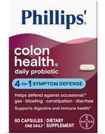 Phillips colon health daily probiotic capsules front view bottle packaging