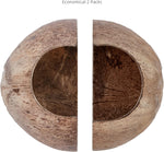 Two pack coconut caves displayed together for small pets