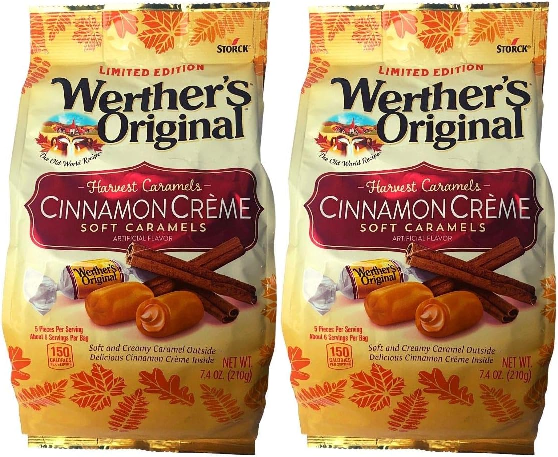 Individual Werther's Original hard caramel candy pieces