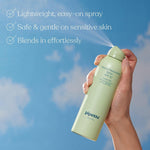 Lifestyle view of Pipette sunscreen spray for kids outdoor use