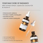 Advanced Clinicals turmeric oil glass dropper packaging