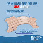USA imported Breathe Right extra strength packaging emphasizing the fifty percent stronger design.